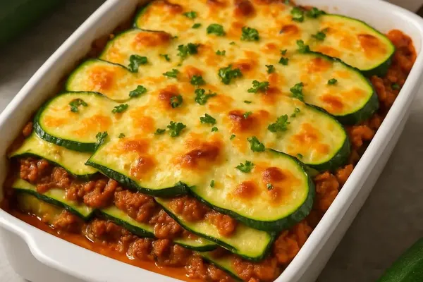 Лазанья з кабачків (без тіста) 