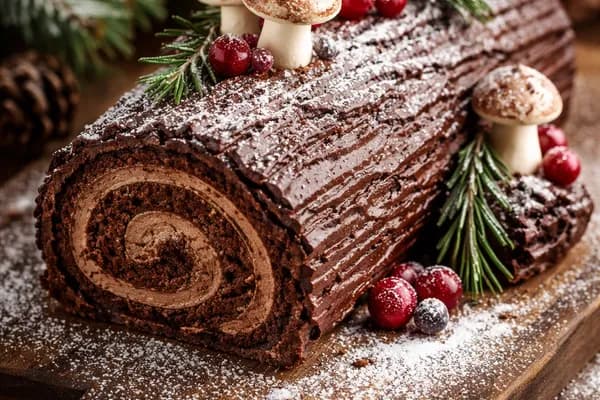 Bûche de Noël — класичний французький різдвяний рулет