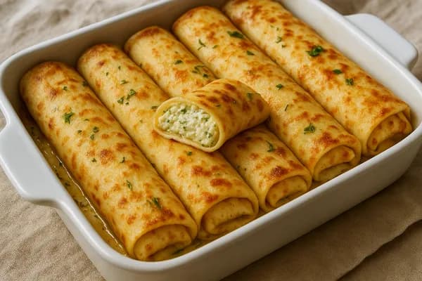 Млинці з солоним сиром