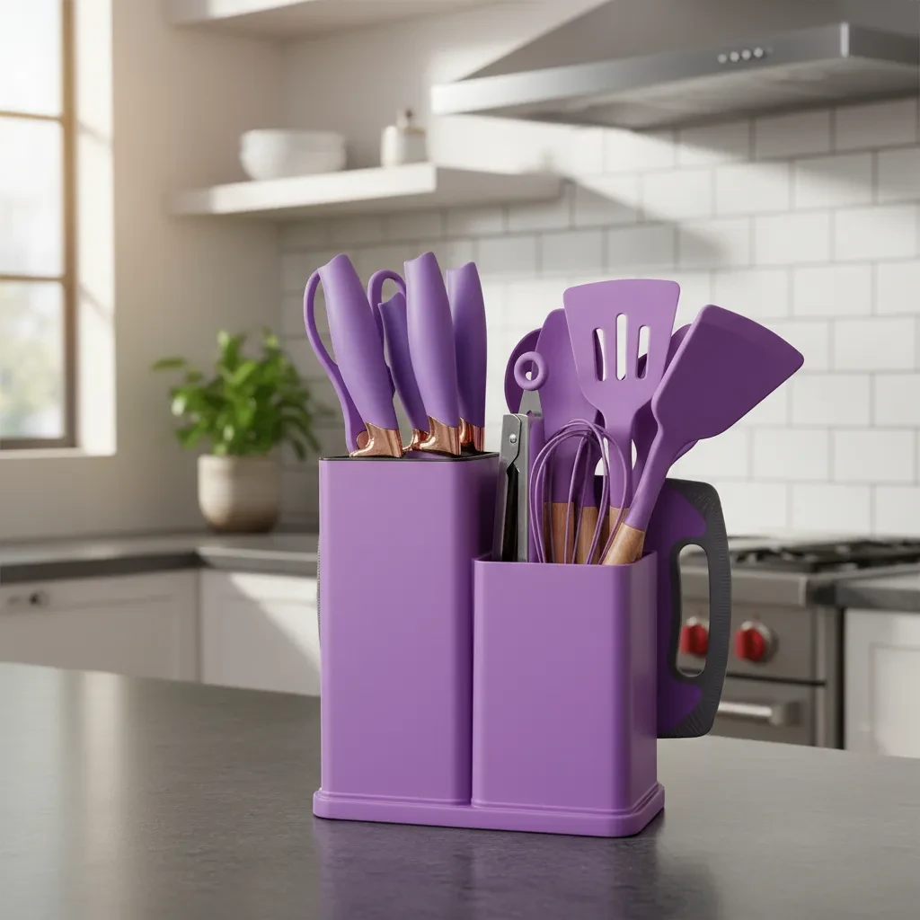 Набір силіконового кухонного приладдя 19 предметів